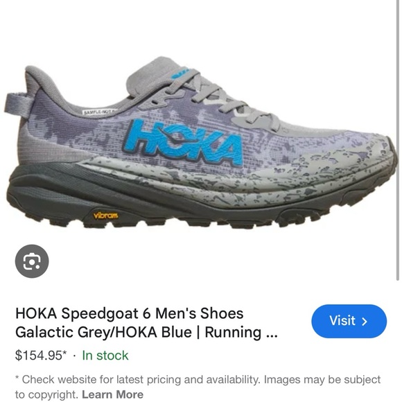 Hoka one one men’s speedgoat 6 Wide 2E - Picture 8 of 8